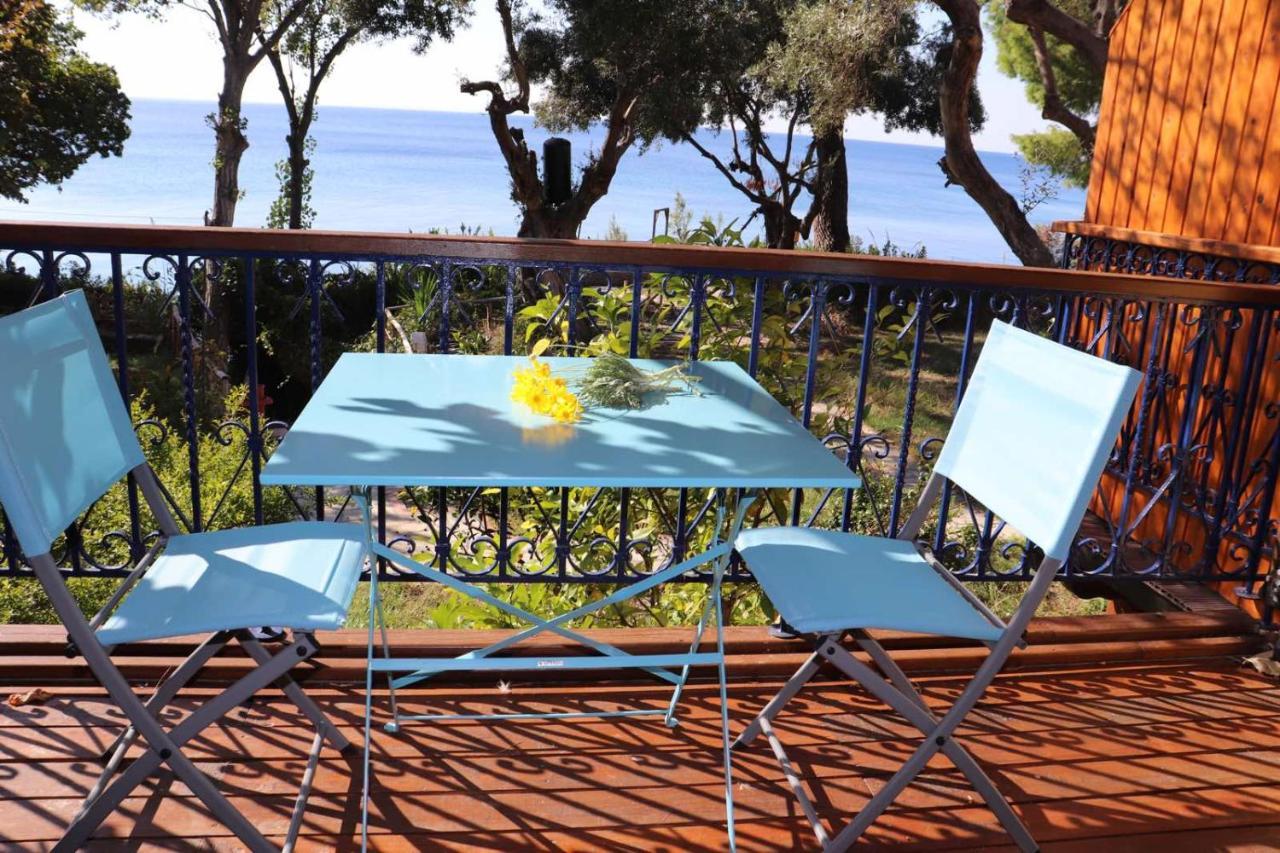 Mathesi apartment balcony Elia Nikitis Bagian luar foto